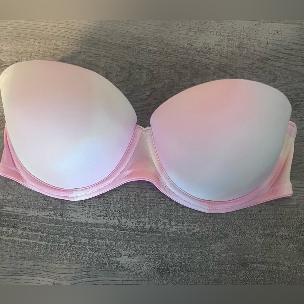 Victoria's Secret Pink tie dye strapless bra